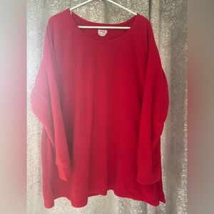 Danskin Vibrant Red Pullover